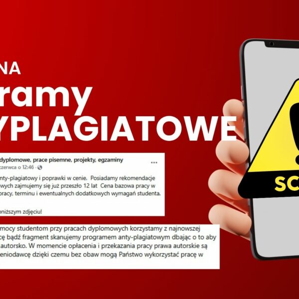 SCAM! Fałszywe programy antyplagiatowe